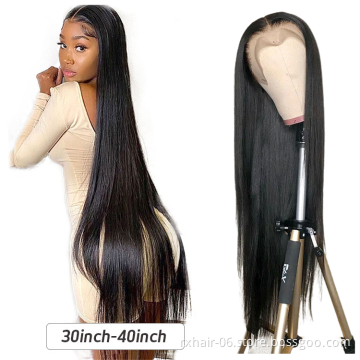 Hot Sale Transparent Lace Front Wig With Baby Hair,40 Inch Long Human Hair Wig,Cuticle Aligned Double Drawn30 Inch Hair Wig